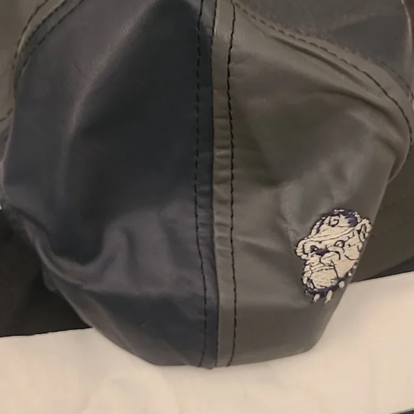 Georgetown Hoyas vintage leather hat ball cap - Picture 3 of 4